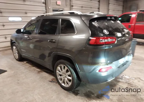 2016 Jeep Cherokee Limited z USA, uszkodzony, nr VIN 1C4PJLDB6GW369798